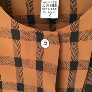 Paul Stanley Petites Silk Blouse